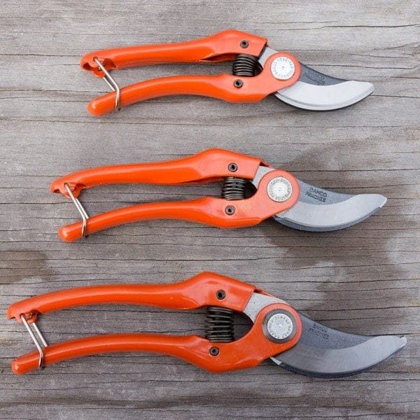 Bahco Pruners - All Metal Pruners Closed Comparison