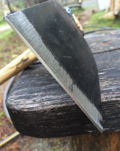 How to sharpen garden tools - Finished Bevel