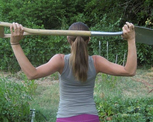 Yoga for gardeners - Cactus Arms 7b